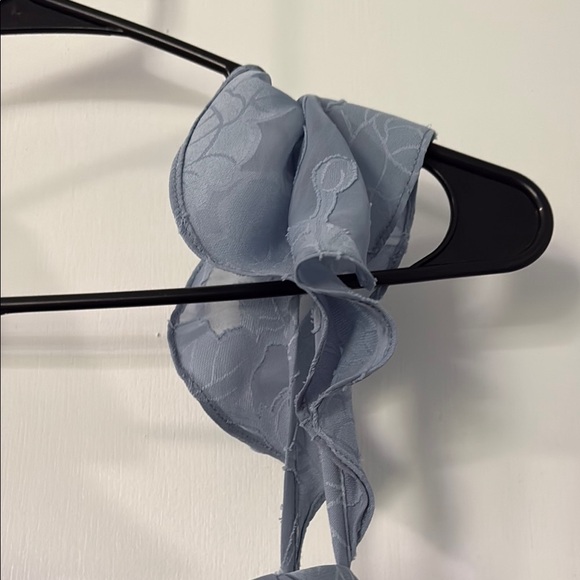 Azazie Denisse Powder Blue Corset Maxi Dress - Picture 8 of 14